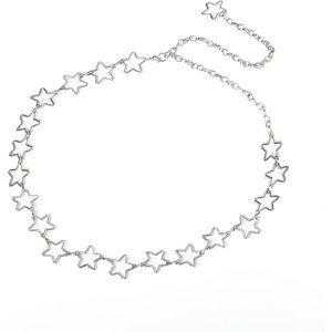 Waist Chain Y2K Belt for Women Girls Star Belt Belly Chains with Long Tassel